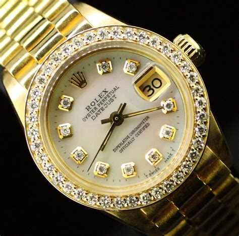 18kt gold rolex with 29 kt diamond|rolex 18 ct gold.